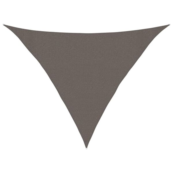 vidaXL Sunshade Sail 160 g/m² Anthracite 3x3x4.2 m HDPE
