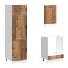 vidaXL 7 Piece Kitchen Cabinet Set Porto Old Wood Engineered Wood