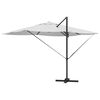 vidaXL Cantilever Roma Parasol Beige and Black 352 x 251 x 265 cm