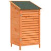 vidaXL Garden Shed Brown 59 x 56 x 113.5 cm Solid Fir Wood