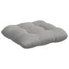 vidaXL Seat Cushions 4 pcs Light Grey 40 x 40 cm Microfibre Fabric
