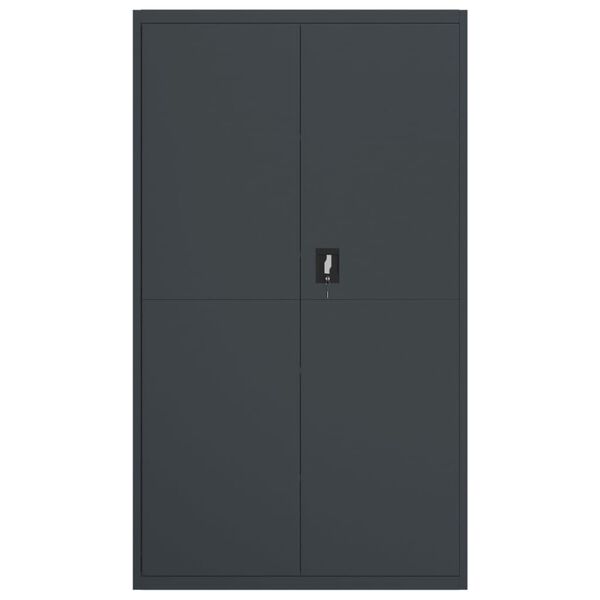 vidaXL File Cabinet Anthracite 105x40x180 cm Steel