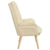 vidaXL Armchair Cream 69 x 74 x 93 cm Sherpa Fabric