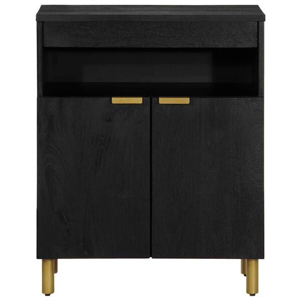 vidaXL Sideboard Black 60x33x75 cm Engineered Wood