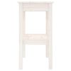vidaXL Console Table White 80x40x75 cm Solid Wood Pine