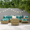 vidaXL 7 Piece Garden Sofa Set Impregnated Wood Pine