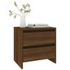 vidaXL Bedside Cabinets 2 pcs Brown Oak 45x34.5x44.5 cm Engineered Wood