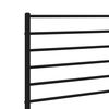 vidaXL Metal Replace Headboard Black 80 cm