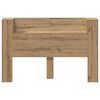 vidaXL Headboard Artisan Oak 160 x 17 x 104.5 cm Engineered Wood