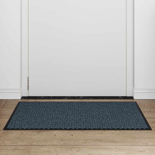 vidaXL Doormat Blue 60x90 cm