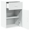 vidaXL Storage Cabinet White 56.5x39x90 cm Engineered Wood