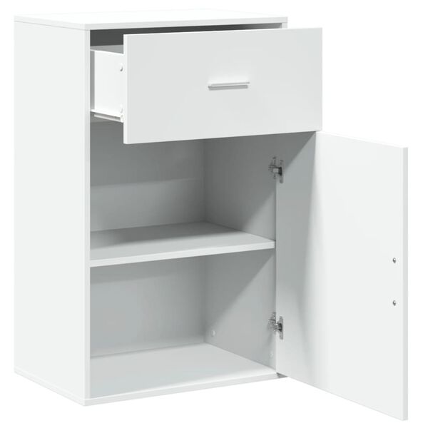 vidaXL Storage Cabinet White 56.5x39x90 cm Engineered Wood