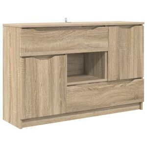 vidaXL Sideboard Sonoma Oak 100 x 30 x 65.6 Engineered Wood
