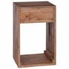 vidaXL Bedside Table Brown 63 x 30 x 79 cm Solid Mahogany Wood
