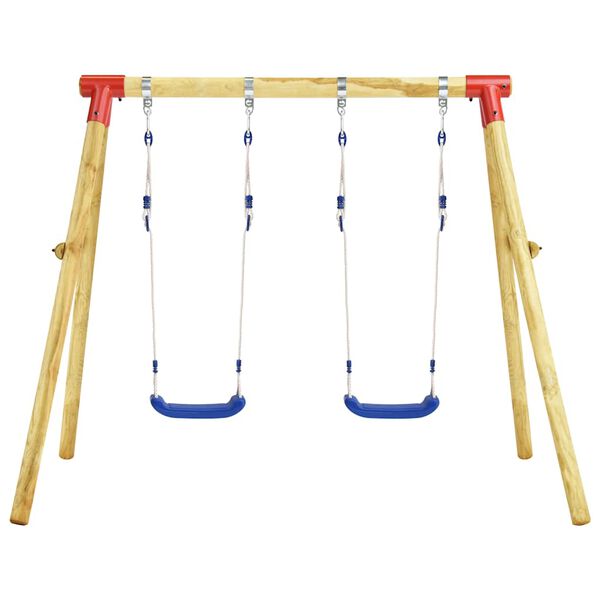 vidaXL Swing Set 230x130x166 cm Pinewood
