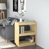 vidaXL Book Cabinet 60x35x71 cm Solid Pinewood