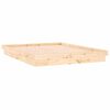 vidaXL LED Bed Frame without Mattress 160x200 cm Solid Wood