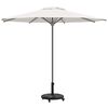 vidaXL Parasol Base Art Deco Black &Oslash; 45 x 39.5 cm Iron