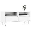 vidaXL TV Cabinet White 100x34.5x44.5 cm Engineered Wood