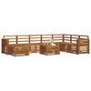 vidaXL Sofa Sets Natural Solid Acacia Wood