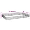 vidaXL Dog Kennel Silver 28 m&sup2; Steel