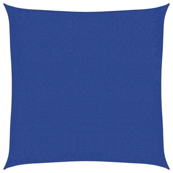 vidaXL Sunshade Sail 160 g/m² Blue 2.5x2.5 m HDPE