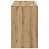 vidaXL Desk Artisan Oak 109 x 50 x 78 cm Engineered Wood