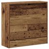 vidaXL Shoe Cabinet 60 x 21 x 57 cm Engineered Wood Old Wood