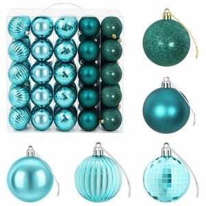vidaXL Christmas Ball Set 75 pcs Green 6 cm Polystyrene