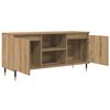 vidaXL TV Cabinet Artisan Oak 104 x 35 x 50 cm Engineered Wood