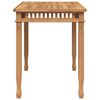 vidaXL Garden Dining Table 120x65x80 cm Solid Teak Wood