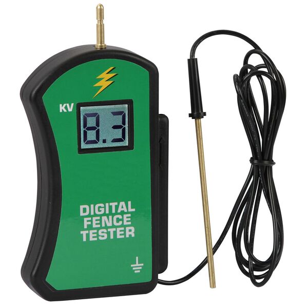 Kerbl Digital Fence Tester 9900 V Black and Green 441229