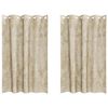 vidaXL Velvet Curtains 2 pcs Cream 175 x 140 cm Velvet