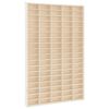 vidaXL Wooden Collector's Display Case with 90 Compartments 50,5x4,5x79cm