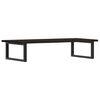 vidaXL Basin Shelf Wall Mounted Steel and Solid Wood Oak
