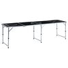 vidaXL Beer Pong Table | Black | Aluminium, MDF | Large | Foldable