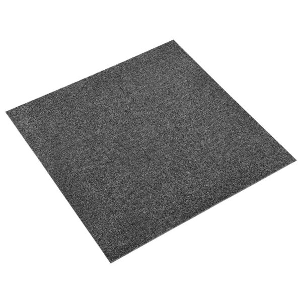 vidaXL Carpet 20 pcs Anthracite 50 x 50 cm 100% Polypropylene