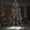 vidaXL Christmas Cone Tree 240 LEDs Indoor and Outdoor 118x180 cm