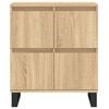 vidaXL Sideboard Sonoma Oak 60x35x70 cm Engineered Wood
