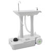 vidaXL Camping Handwash Stand with Wheels Grey 72 x 42 x 103 cm