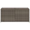 vidaXL Garden Storage Box Grey 283L Poly Rattan