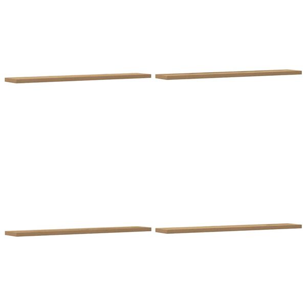 vidaXL Wall Shelves 4 pcs Artisan Oak 60x20x1.5 cm Engineered Wood