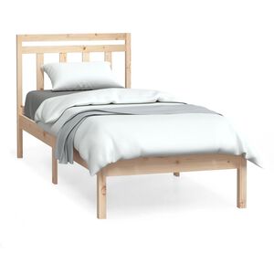 vidaXL Bed Frame without Mattress Small Single Solid Wood