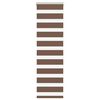 vidaXL Zebra Blind Brown 40x100 cm Fabric Width 35.9 cm Polyester