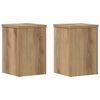 vidaXL Plant Stands 2 pcs Artisan Oak 20x20x30 cm Engineered Wood