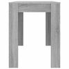 vidaXL Dining Table Grey Sonoma 120x60x76 cm Engineered Wood