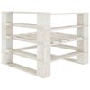 vidaXL 7 Piece Garden Pallets Lounge Set Wood White