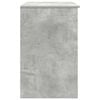 vidaXL Desk Concrete Grey 86x49x76 cm Engineered Wood