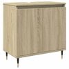 vidaXL Bathroom Cabinet Sonoma Oak 58x33x60 cm Engineered Wood
