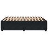 vidaXL Bed Frame without Mattress Black 140x200 cm Velvet